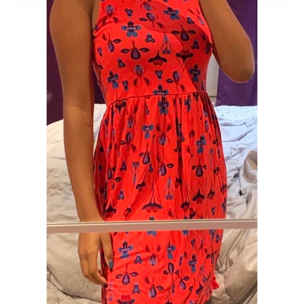 Red Floral Sundress